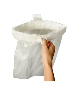 Contenitore porta rifiuti con chiusura automatica a scatto 